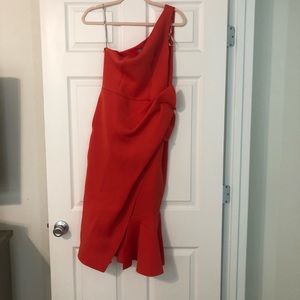 ASOS Fitted One Shoulder Dress